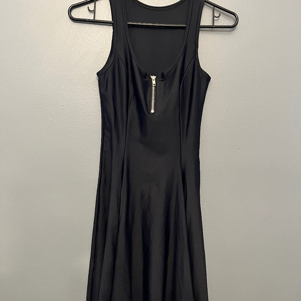 Blackmilk Matte Evil Zip Dress - Medium